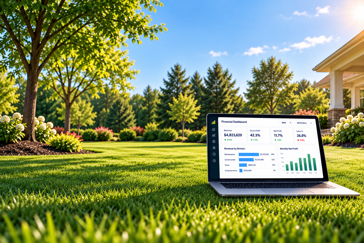 Landscape Company Financial Planning Software